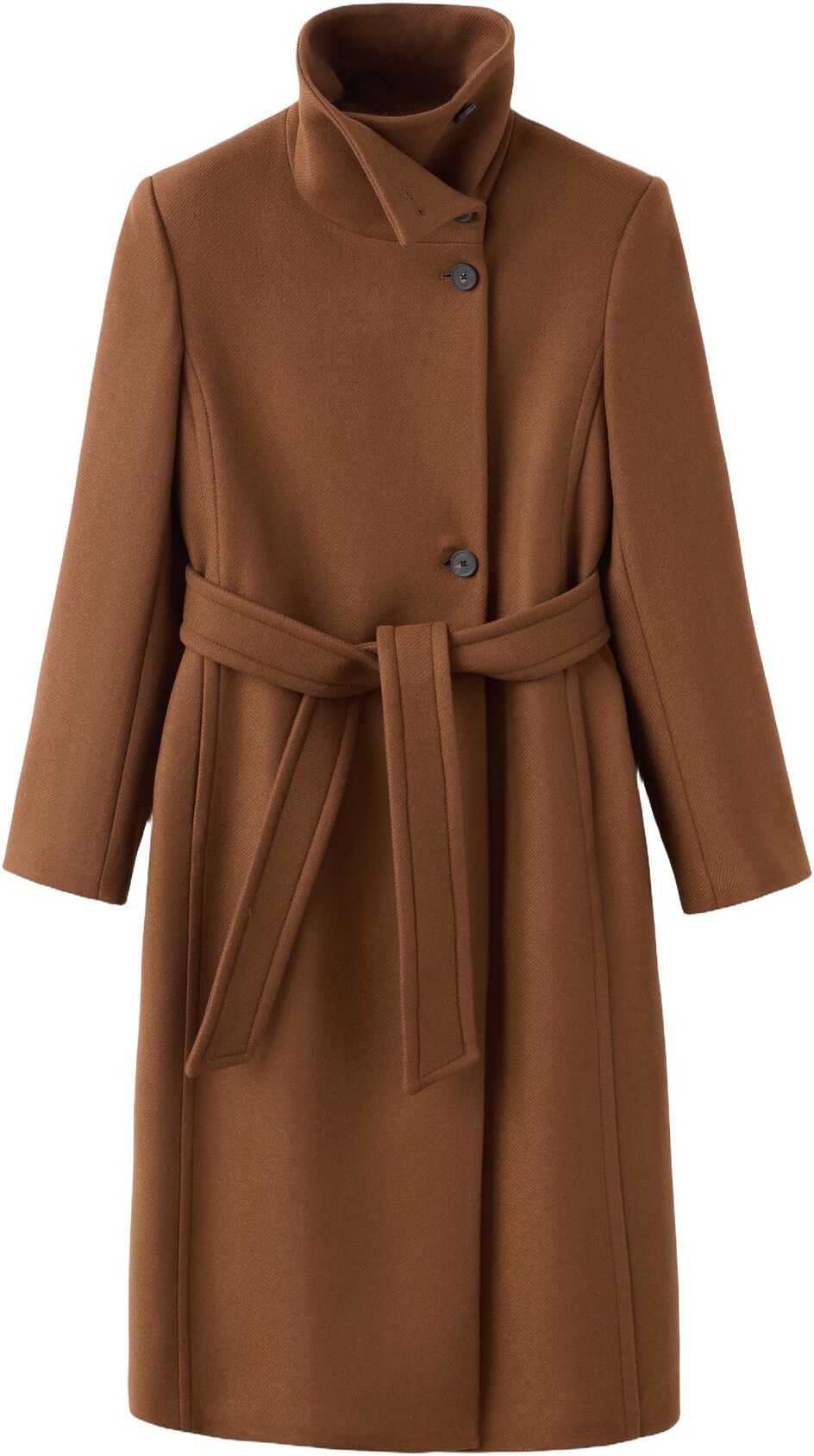 Manteco wool coat with belt