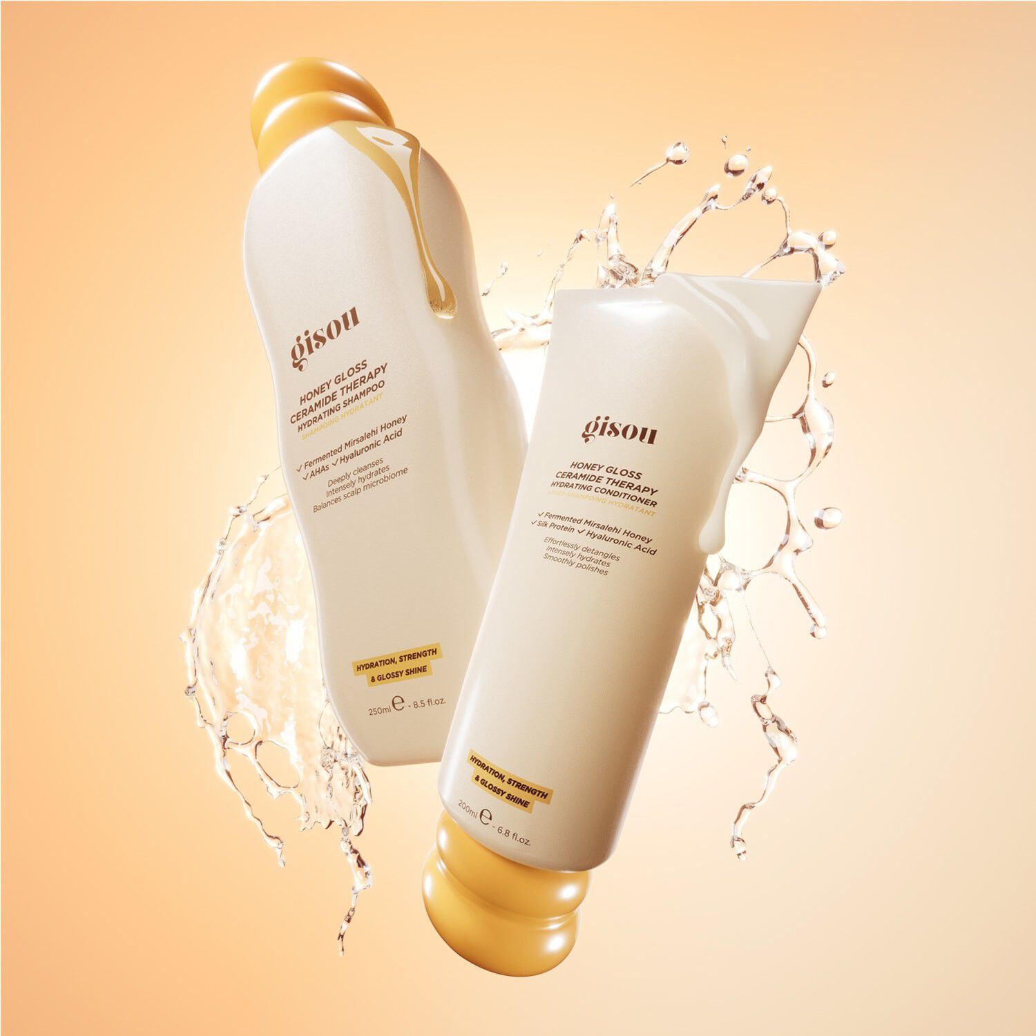 Honey Gloss Ceramide Therapy - Fugtgivende Shampoo