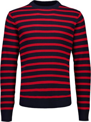 Recycled crew neck knit L/S