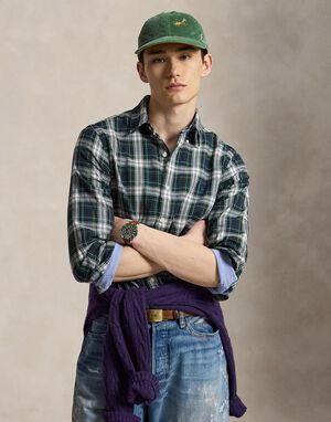 Custom Fit Double-Faced Oxford Shirt