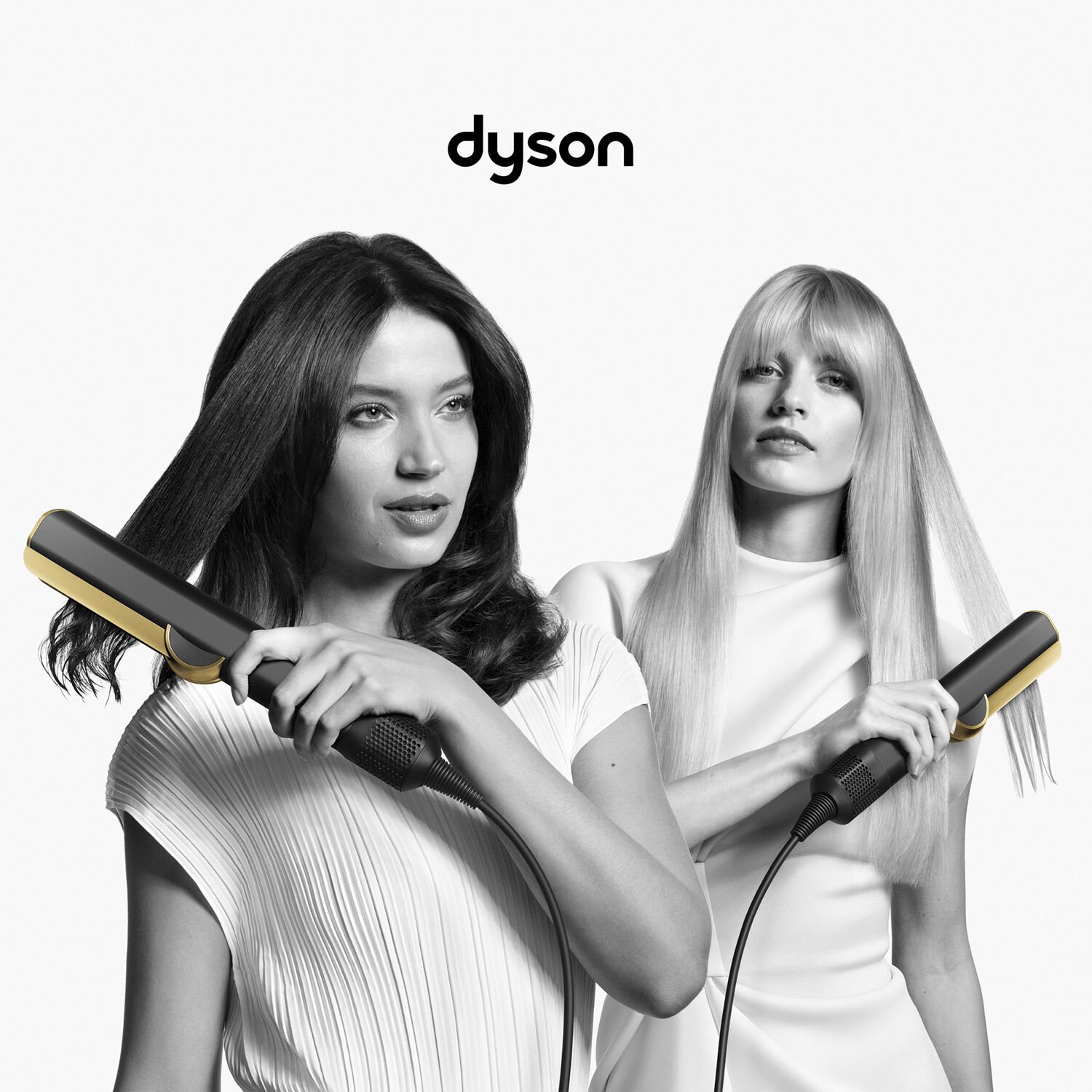 Dyson Airstrait straightener Onyx Gold