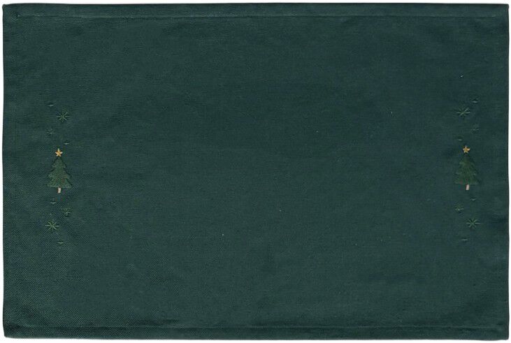 Christmas Fable D&aelig;kkeserviet Juletr&aelig; 49x32 cm gr&oslash;n