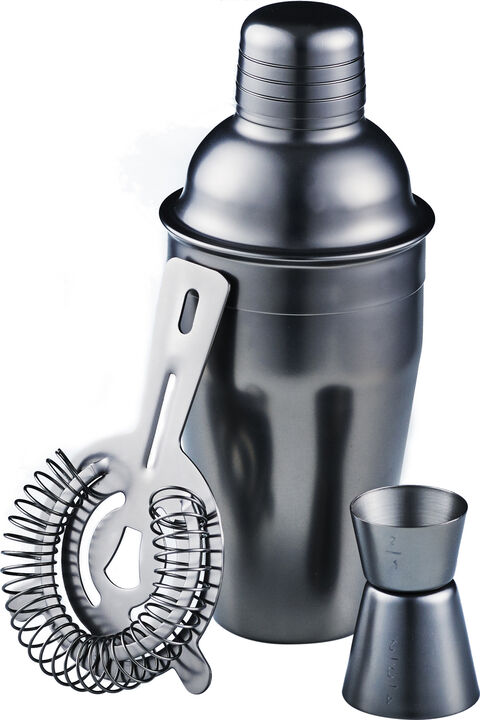 Barsæt 3 dele mat sort 0,5 liter