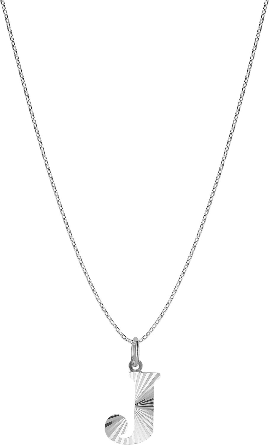 Reflection Letters, gold-plated sterling silver-J