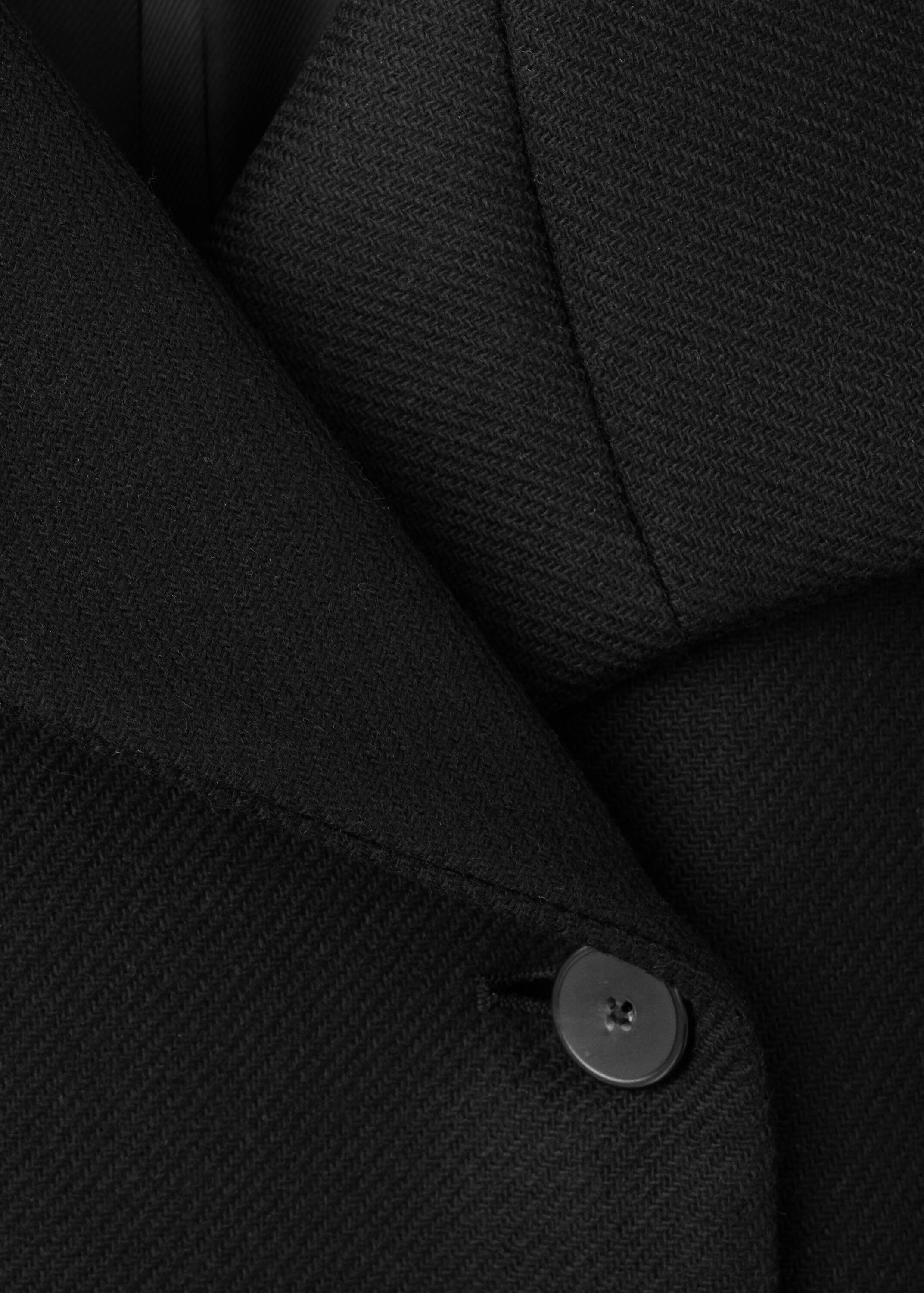 Manteco wool coat with funnel neck
