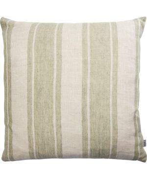 STRIPE/M&Oslash;RK GR&Oslash;N, PYNTEPUDE 48x48 CM