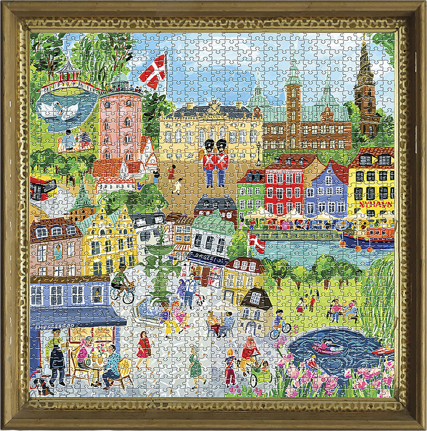 eeBoo - Puslespil 1000 brk - K&oslash;benhavn