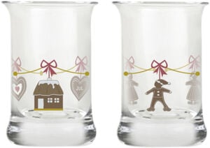 Holmegaard Christmas Juledramglas 2023 3 cl multi 2 stk.