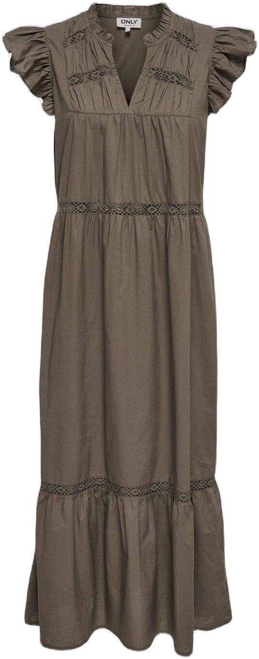 ONLSUNNY CAPSL FRILL DRESS WVN NOOS