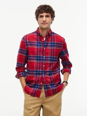 Regular Fit Tartan Check Flannel Shirt