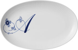 Alphabet Coll Oval Asiette 23,5cm A