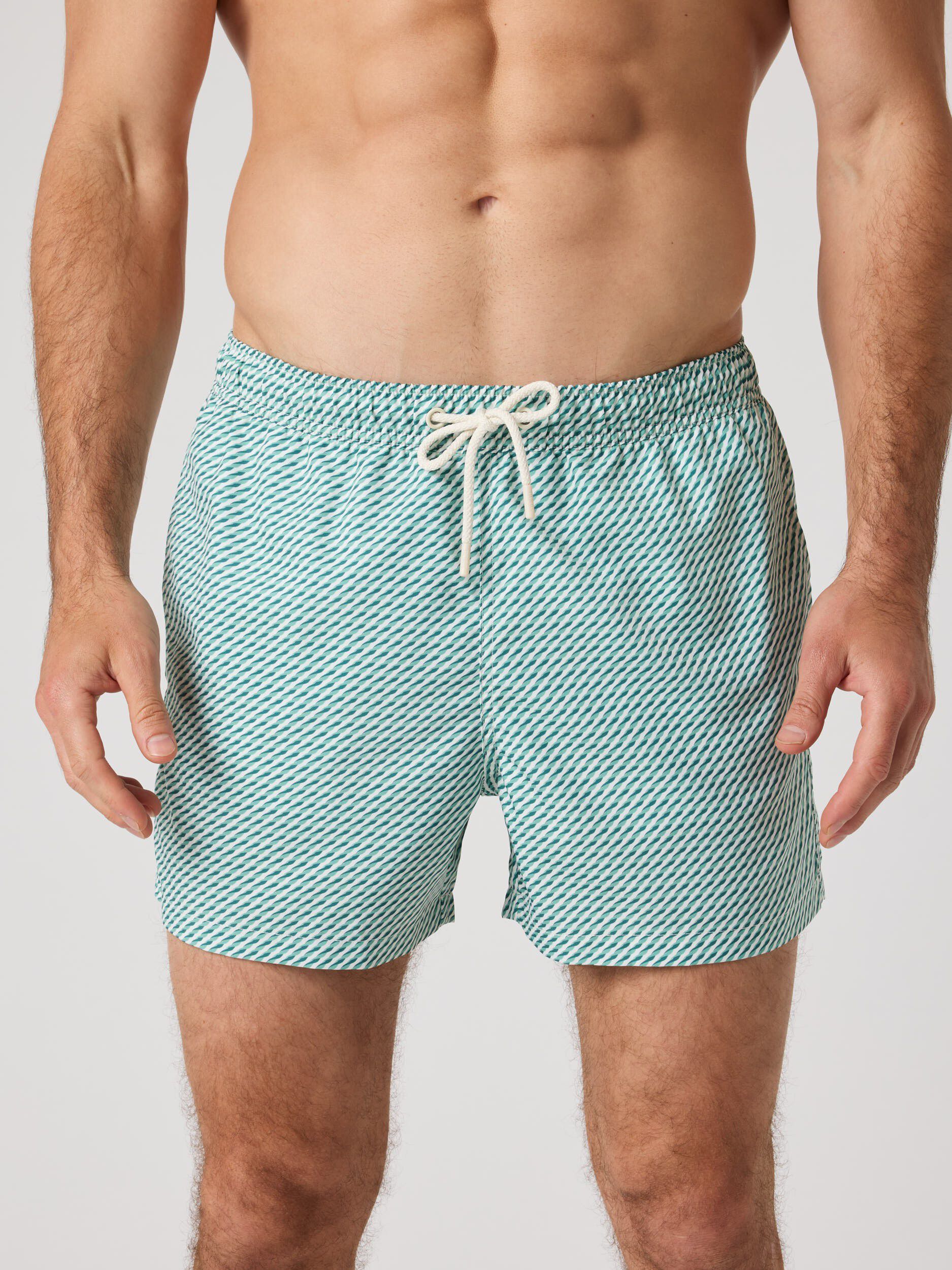 BORG PRINT SWIM SHORTS