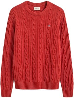 LAMBSWOOL CABLE C-NECK