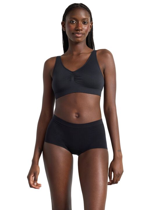 Boxertrusser med normal talje og uden sømme