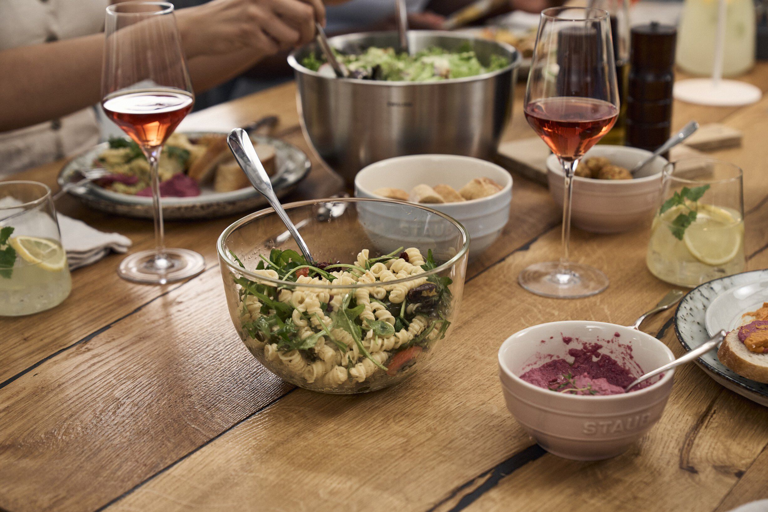 Fresh & Save BOWLS Vakuumsk&aring;l M / 19 cm, Glas, Gennemsigtig