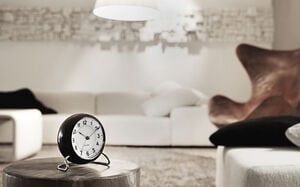 AJ Station bordur, sort/hvid, Ø 11 cm, alarm