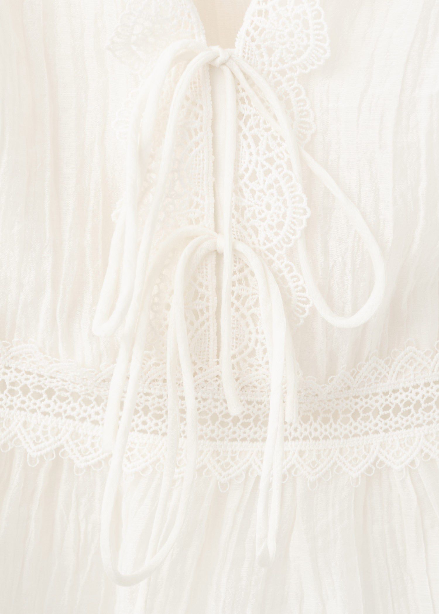 Lyocell top with contrasting trim