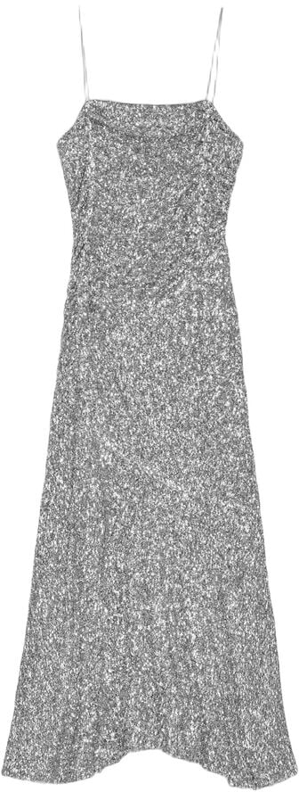 3D Sequins Long Slip Dress