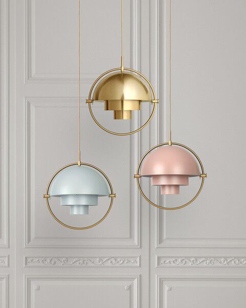 Multi-Lite Pendant - Small, Brass base, EU Shiny Brass