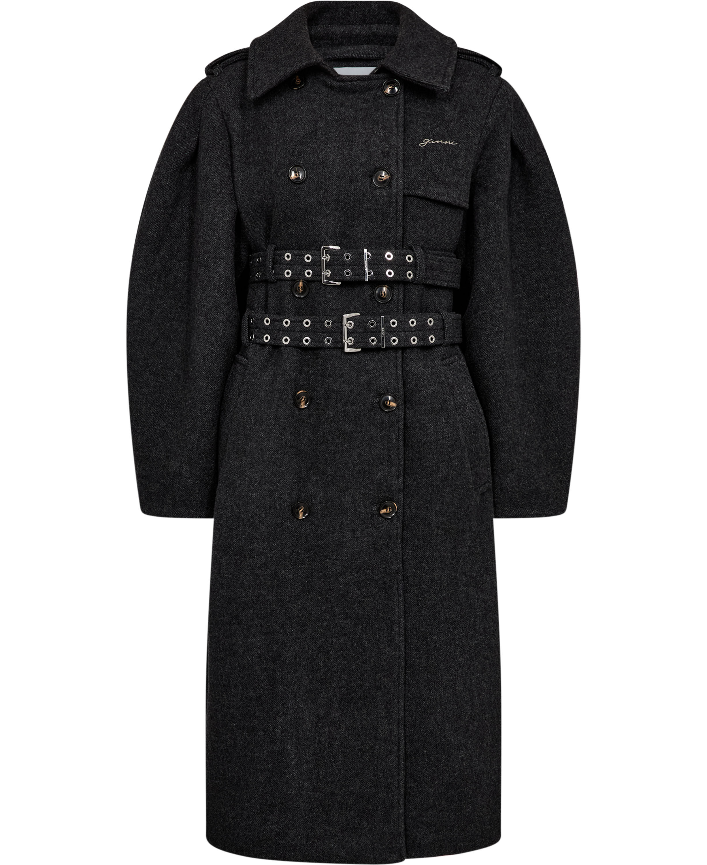 Peacoat Wool Trench