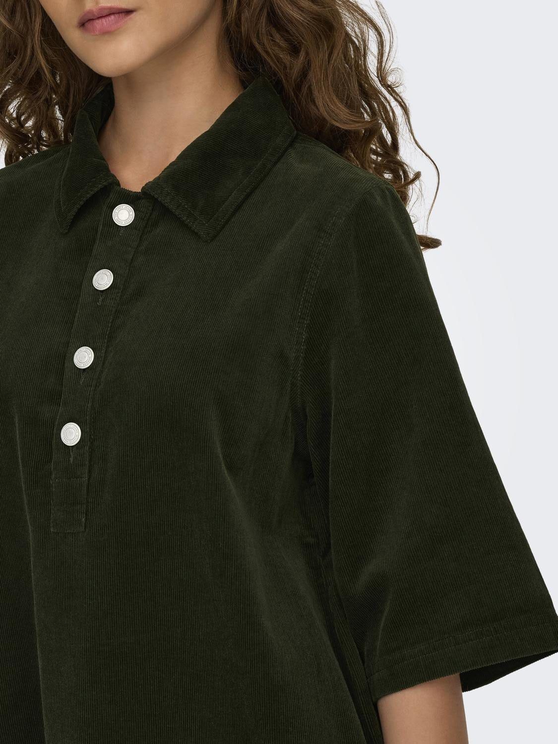 ONLGRY-NESSA S/S CORD DRESS PNT