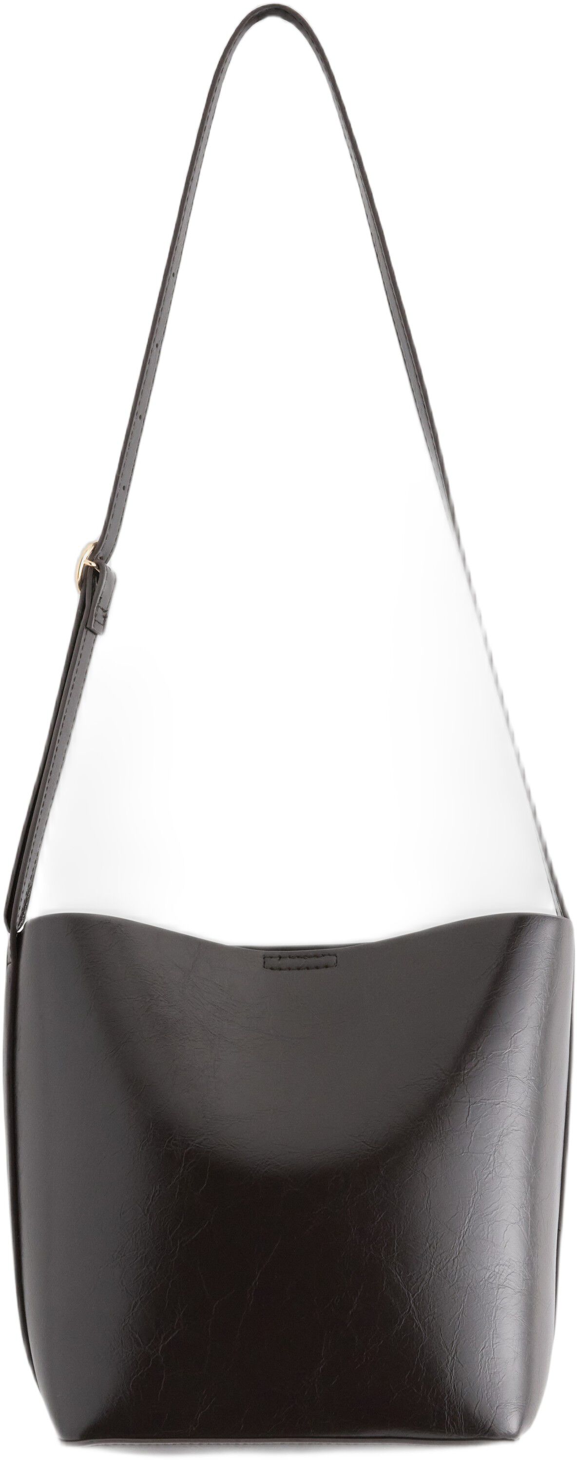 Stilig skulderveske i skinnimitasjo