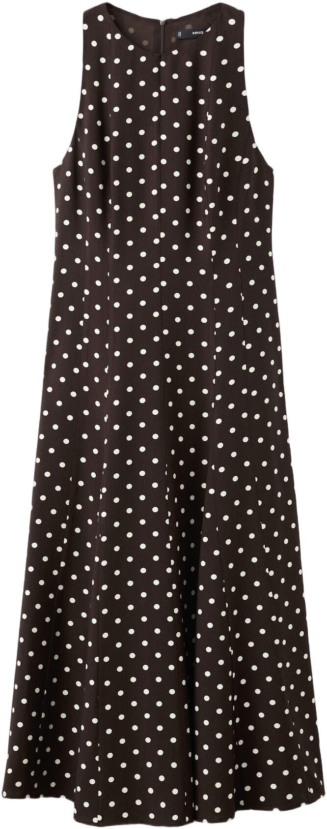 A-line polka dot dress