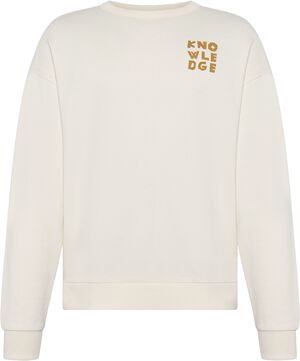 Relaxed printed crew neck