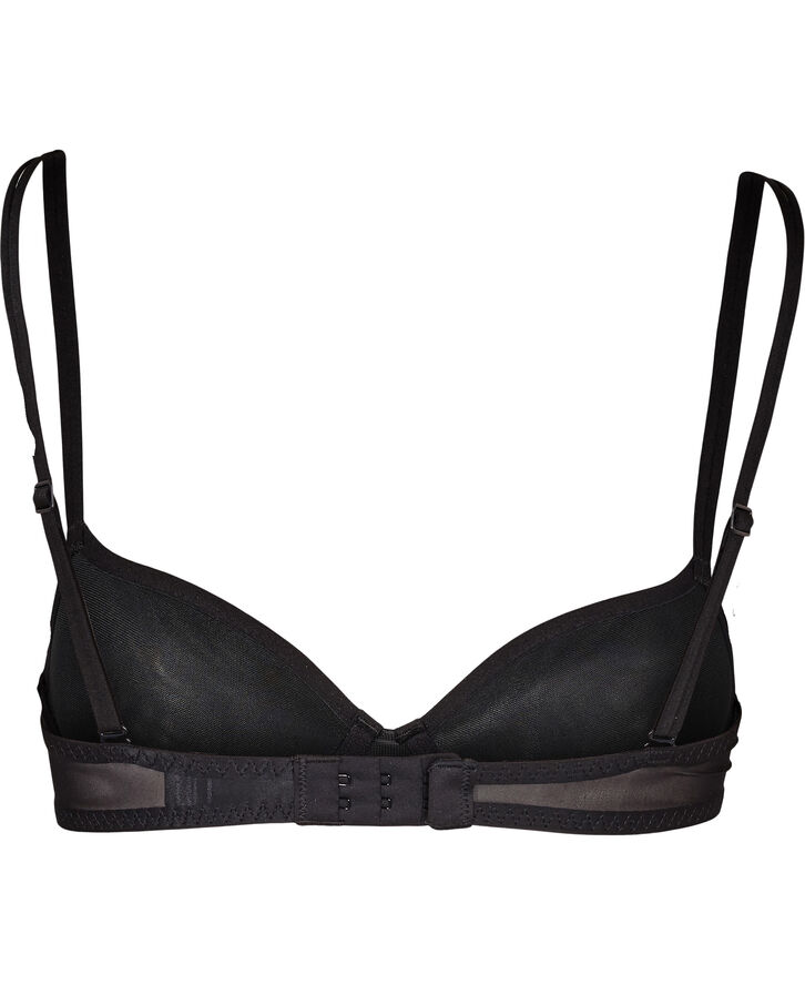 Lightly lined demi-plunge bra