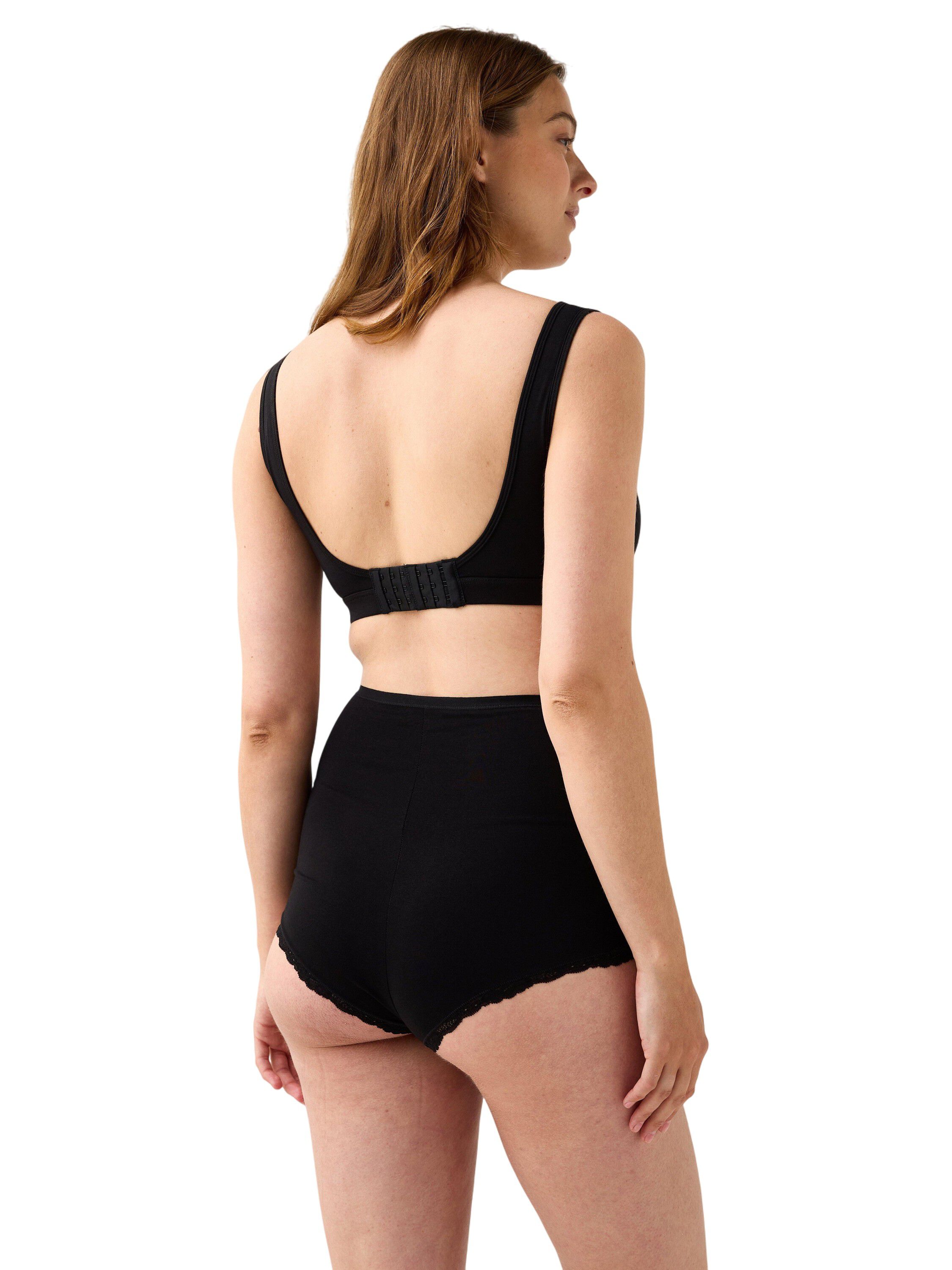 Soft nursing bra in cotton blend wi