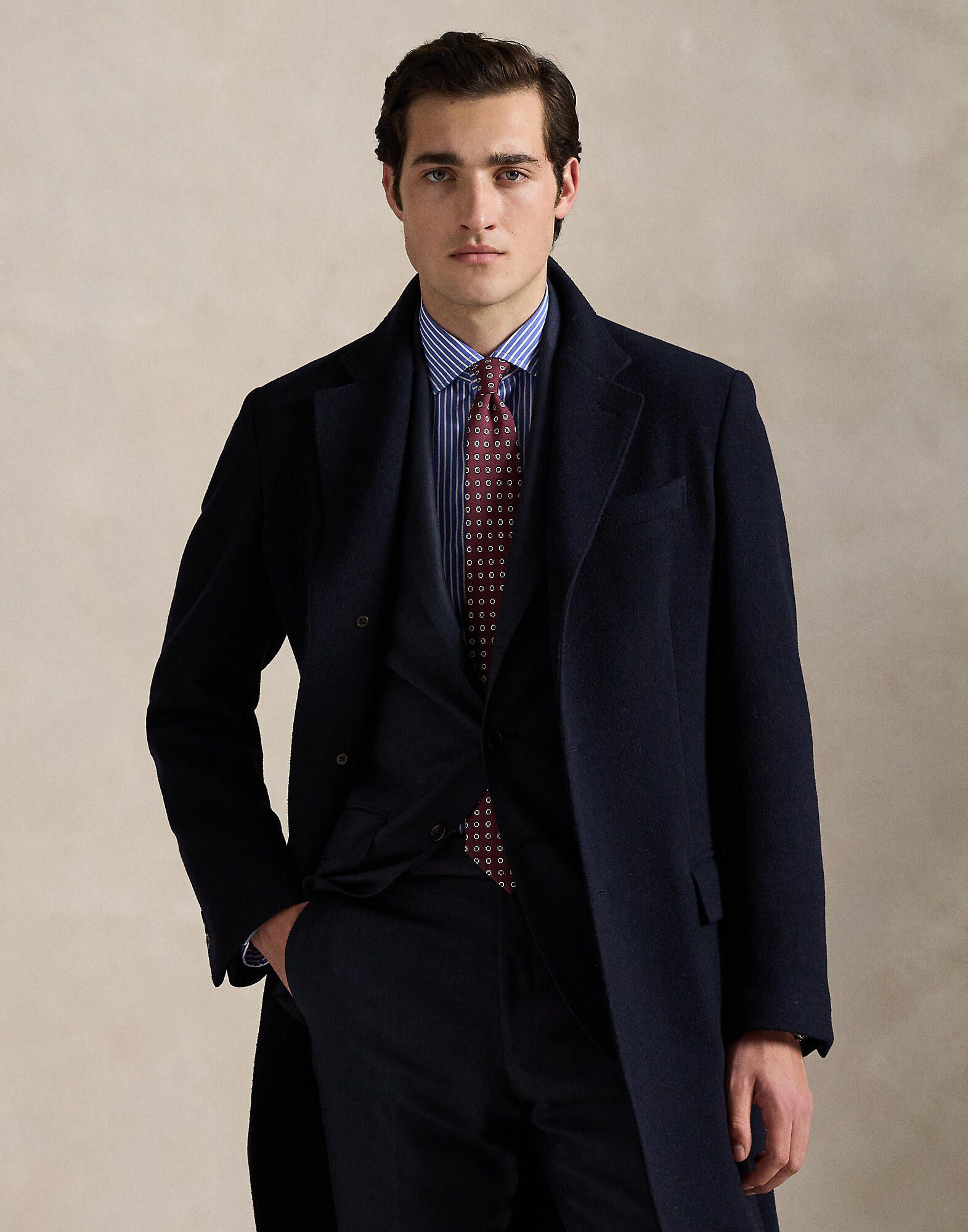 Tailored Melton Topcoat