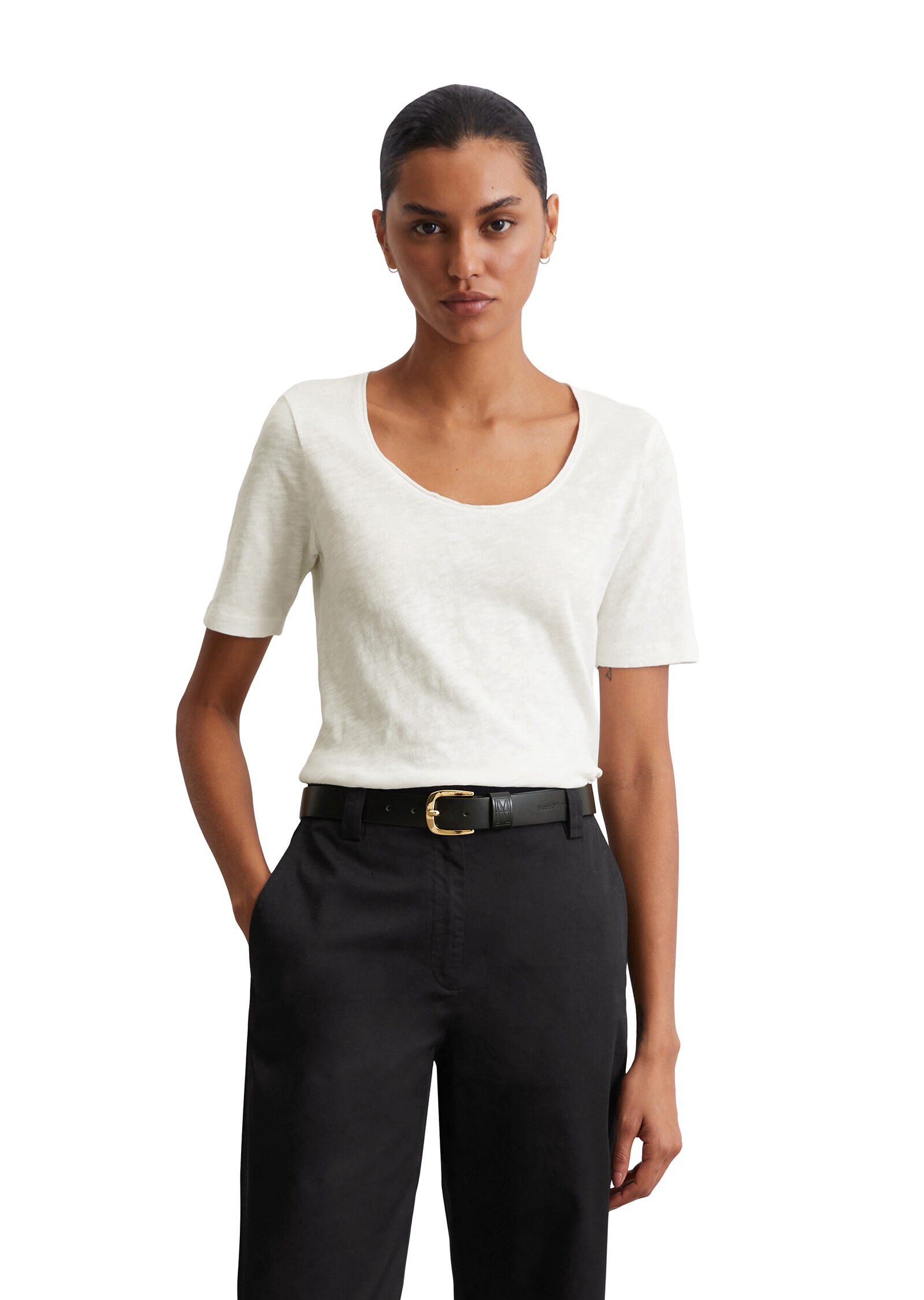 T-shirt, short sleeve, round neck