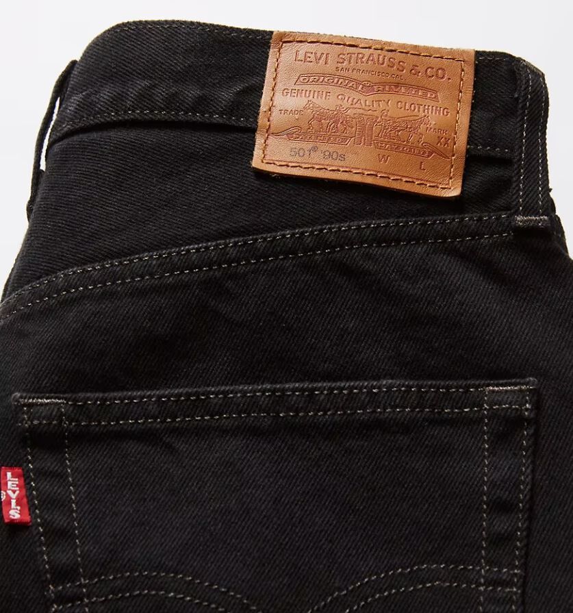 501 90S RINSED BLACKTOP