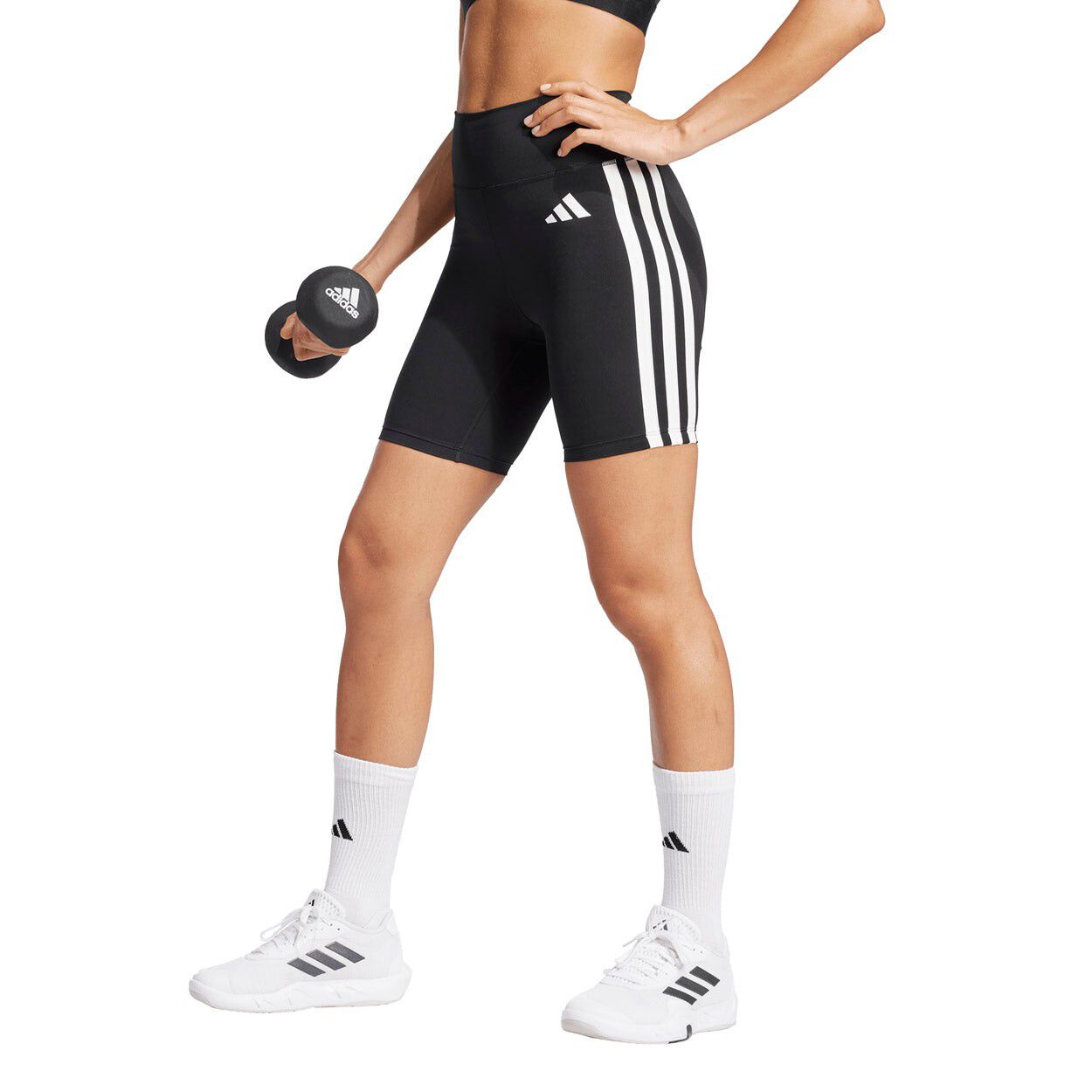 Optime Essentials 3-Stripes Korte Tights