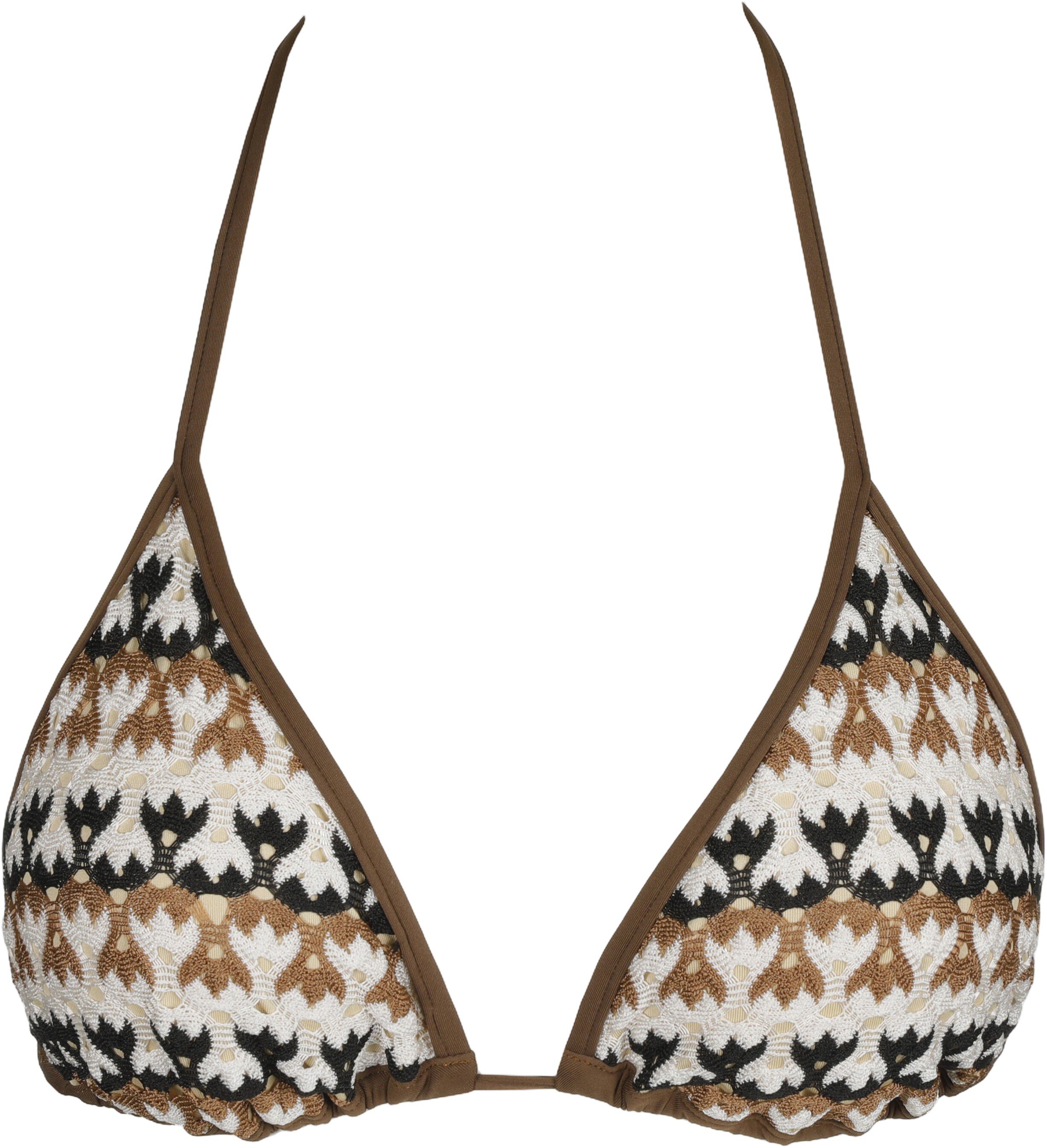 Biles trekantet bikinitop vatteret