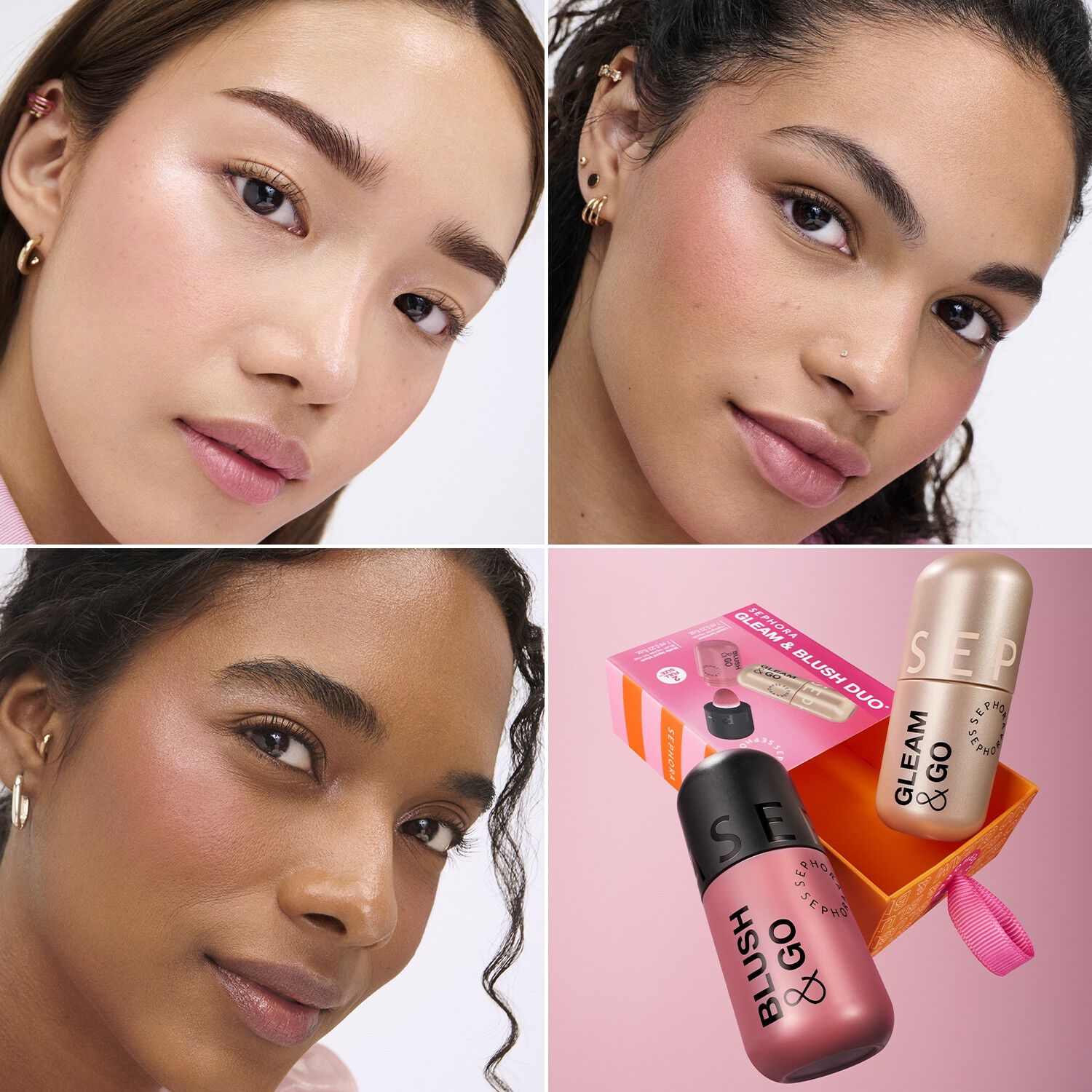 GLEAM & BLUSH DUO* - Kindduo med flydende blush og highlighter