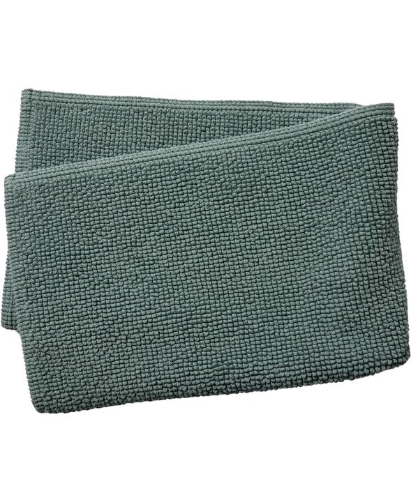 Bathmat stonewashed 50x80 chinois green GOTS