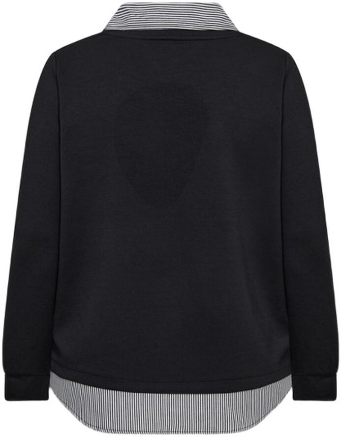 Curvy WA-SABINA 63 Sweatshirt Sort