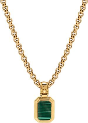 Sterling Silver Two-in-One Pendant Necklace with 18K Gold Pl