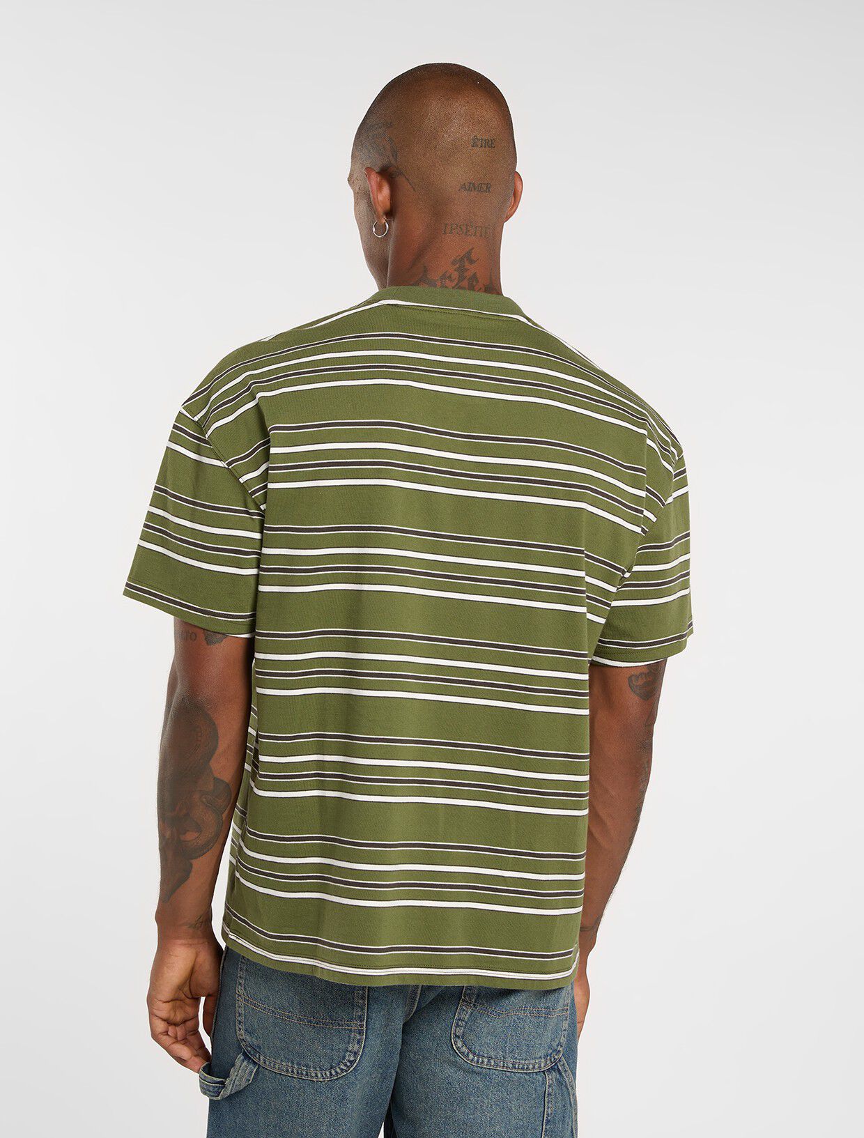 EAST LIBERTY STRIPE SS TEE CYPRESS