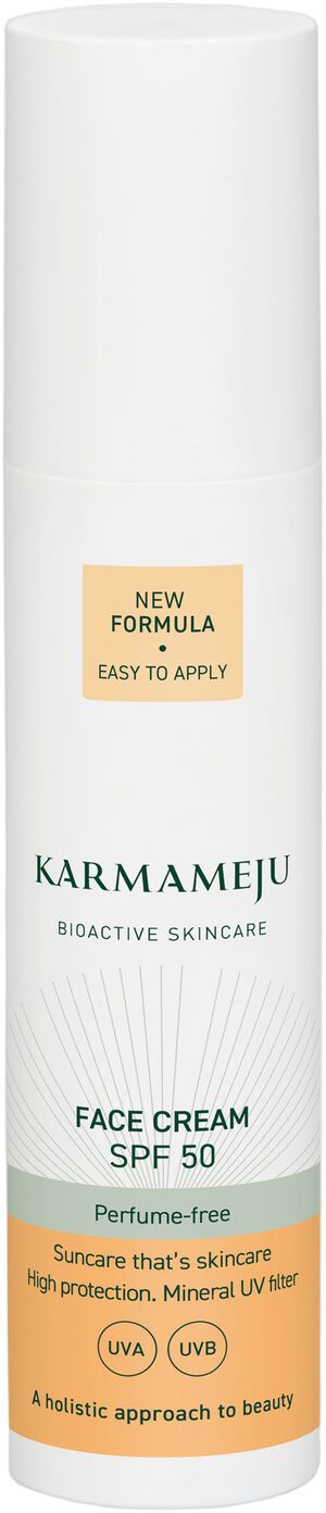 SUN Face Cream, SPF 50, 50 ml, zinc perf free