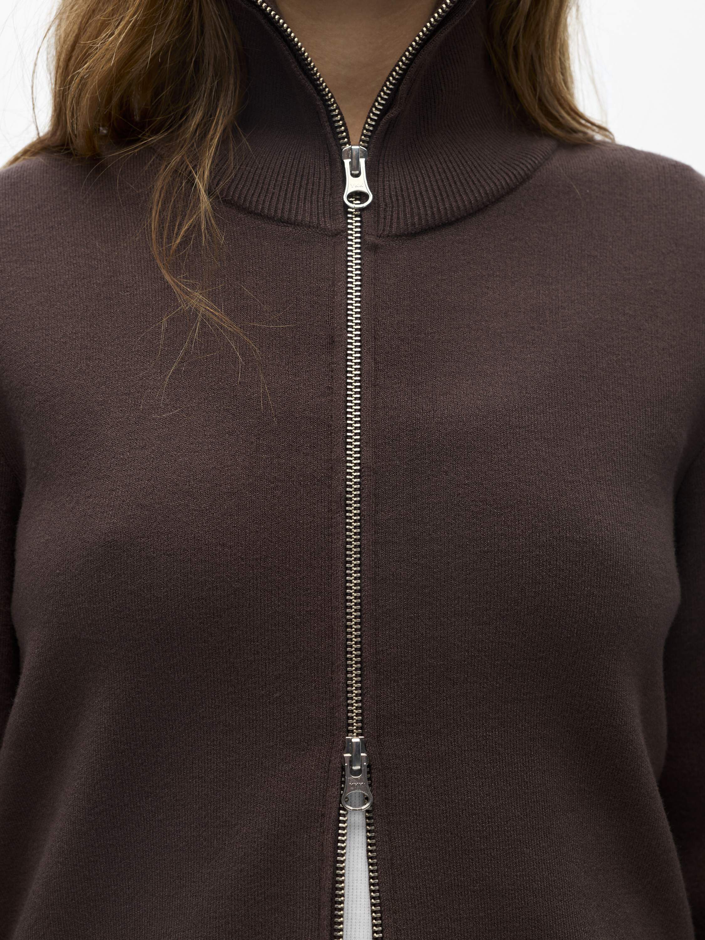 Objreynard L/S Re Zip Cardigan Noos