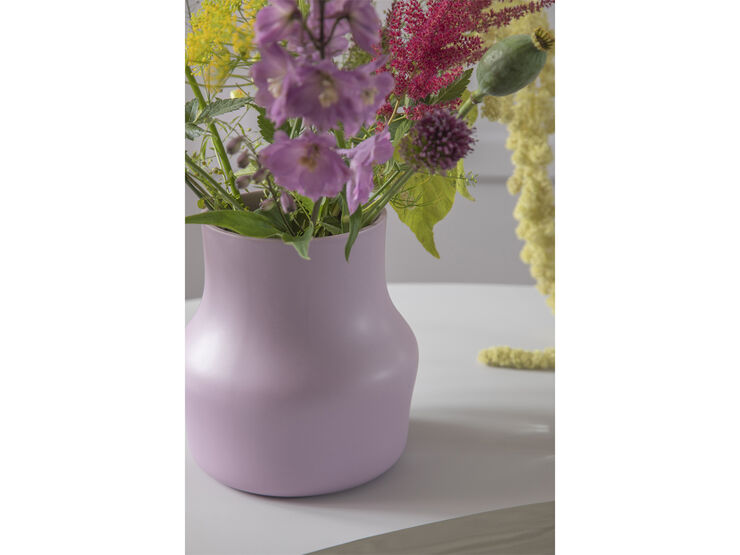 Vase Dorotea 18 x 19,5 cm Lilac Purple Keramik