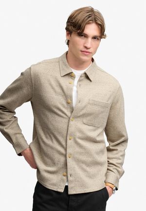 TWILL TWEED JERSEY SHIRT