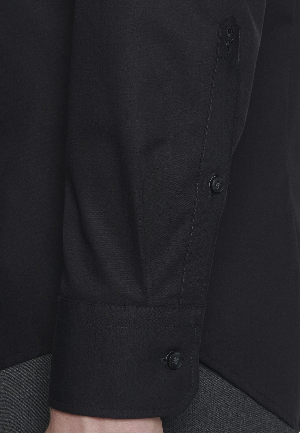 Business Shirt Slim Long sleeve Kent-Collar Uni