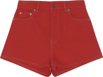 J1073 Korte shorts i denim