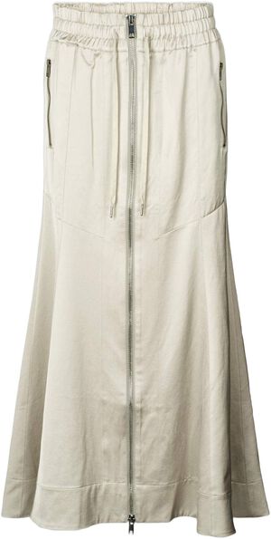 Techno drape flared skirt - Parel