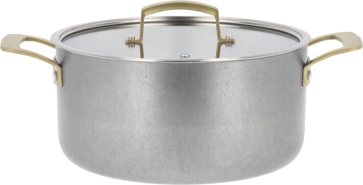 Gryde med låg Durance 5 liter 24 cm Rustfrit stål