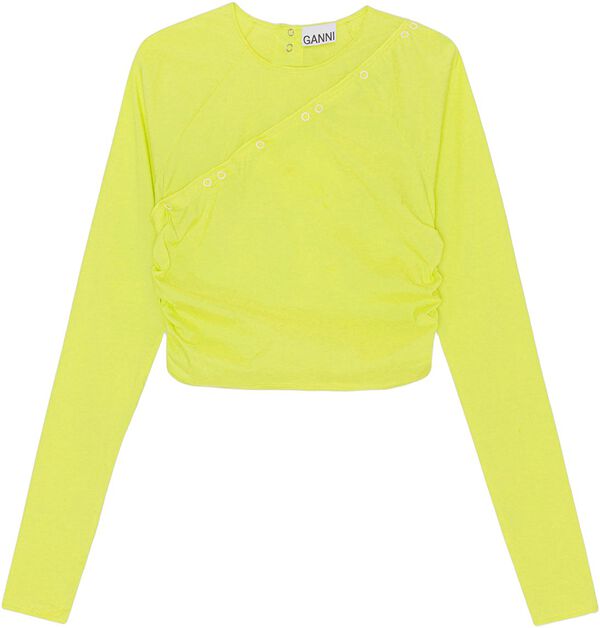 Stretch Cotton LS Blouse