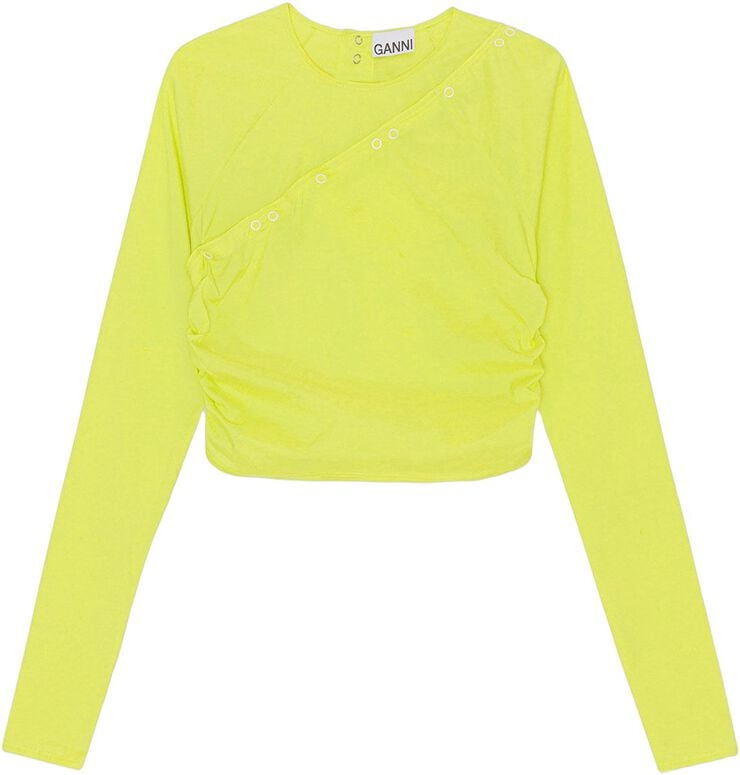 Stretch Cotton LS Blouse